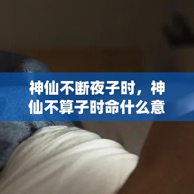 神仙不斷夜子時，神仙不算子時命什么意思? 