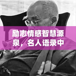 勵(lì)志情感智慧源泉，名人語錄中的心靈激蕩語句