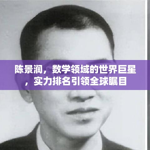 陳景潤，數(shù)學(xué)領(lǐng)域的世界巨星，實(shí)力排名引領(lǐng)全球矚目